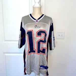 By: Reebok. NFL Patriots Brady 12 jersey
